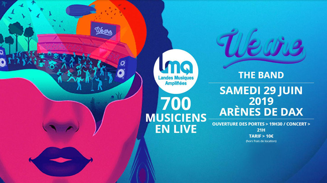 « We are the band » 700 musiciens en live dans les Arènes de Dax