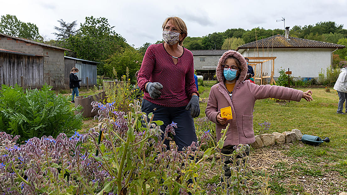 BPC40 Jeunes : les Jardins partagés de Duhort-Bachen embellis