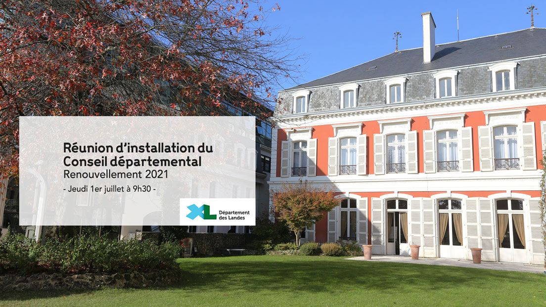 R&eacute;union d&rsquo;installation du Conseil d&eacute;partemental le jeudi 1er juillet