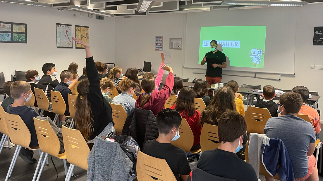 Colosse aux pieds d’argile reprend ses actions de sensibilisation dans les collèges publics landais