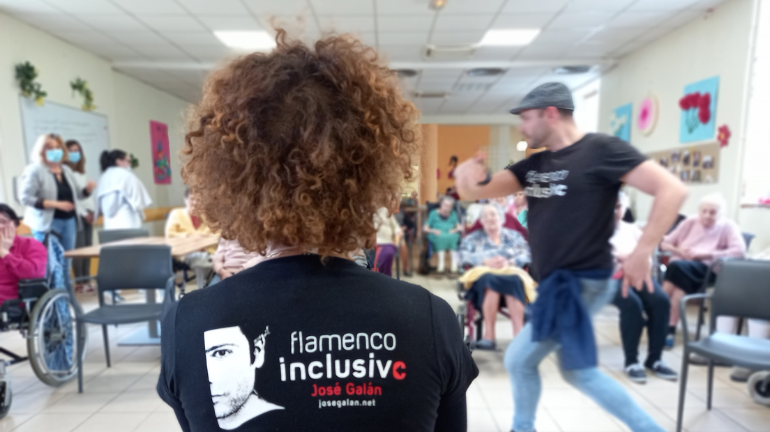 « Flamenco inclusivo » à l'Ehpad Lesbazeilles