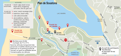 Plan de Soustons