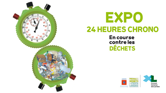 Exposition "24 heures chrono : en course contre les déchets"