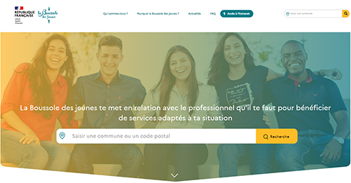 Accédez à la plateforme La Boussole des Jeunes