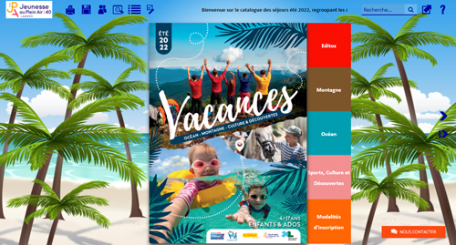 Catalogue interactif des séjours vacances Été 2022