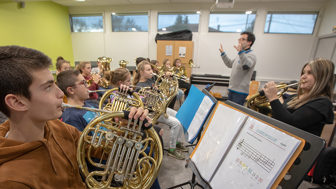À Gabarret, une classe-orchestre pour que vive la musique