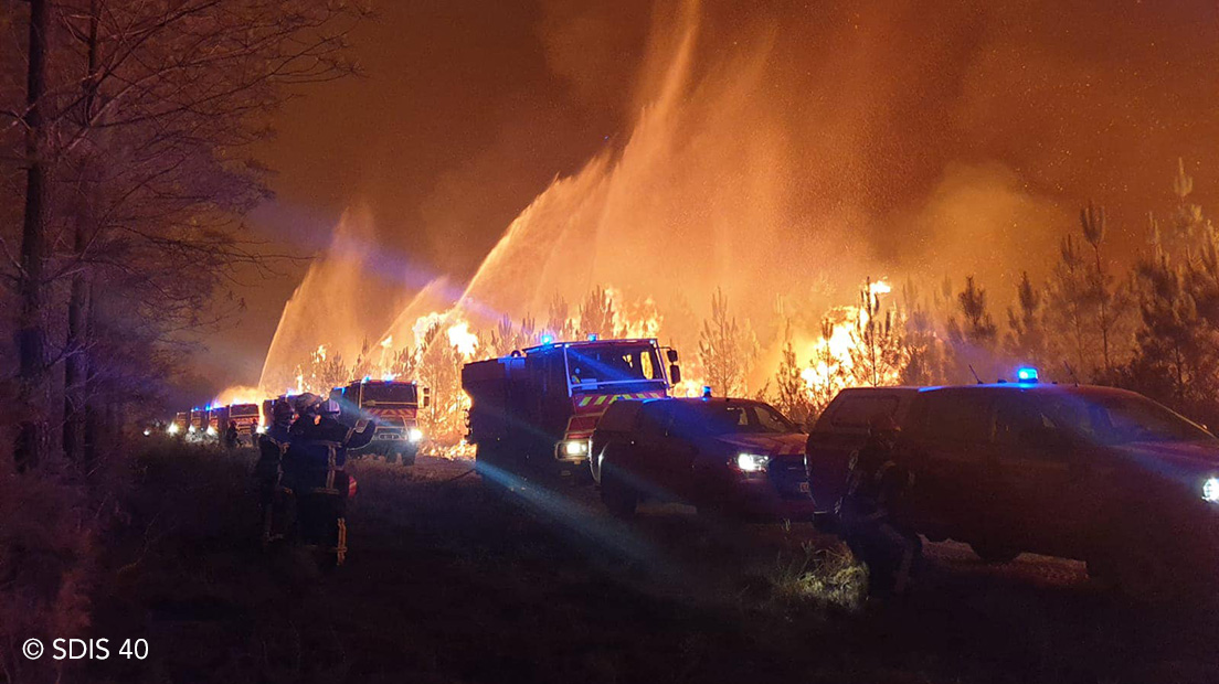 Incendies : Communiqu&eacute; de Presse de Xavier Fortinon, pr&eacute;sident du D&eacute;partement des Landes 