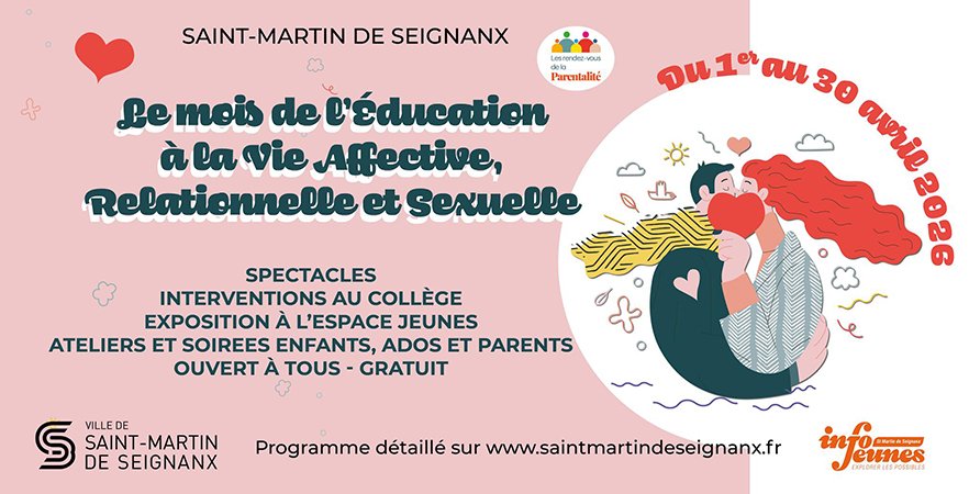 Le mois de l'Éducation à la Vie Affective et Sexuelle à Saint-Martin de Seignanx